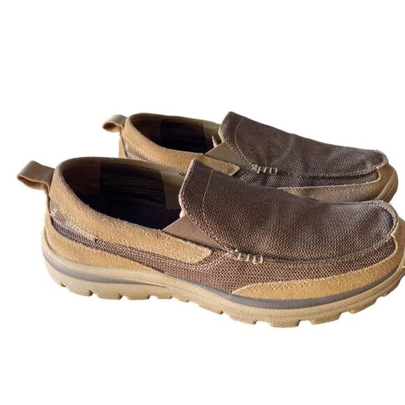 Tan  & Brown Skechers Men's Relaxed Fit: Harper - Forde Loafer - Picture 1 of 6